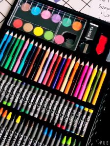 FG Crayon Set 168pcs / Krayon Mewarnai Anak 168pcs / Pensil Warna Set 168pcs