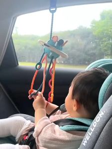 [Choo Choo Toy] Baby Swan Sensory Montessori Pull Ropes Activity Silicone Teething Toy 益智玩具抽抽乐 Mainan Montessori -BT391