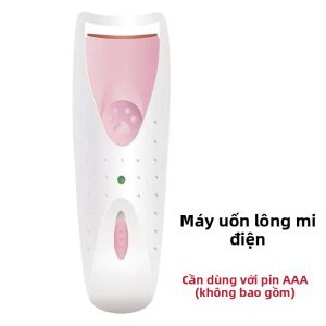 Máy Uốn Mi Bằng Điện Với 2 Miếng Dán Mi Tự Động Giữ Nếp Lâu Dụng Cụ Uốn Mi An Toàn Thiết Bị Làm Ấm Cho Đôi Mắt Đẹp