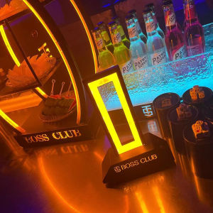 Modern LED Charging Bar Table Lamp Service Reservations Glow Music Pub Creative VIP Pre-booking Night Light Home Decor Lamp