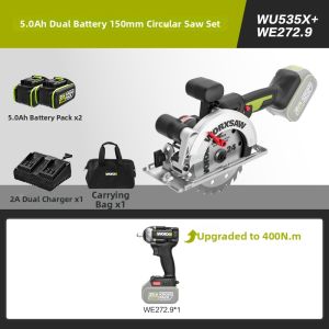 Worx | Cordless Lithium Battery Circular Saw Power Tool