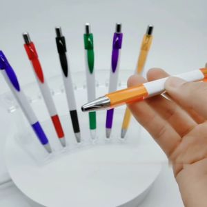 BabyShop-A94 Pulpen Plastik 1MM Pen Promosi Segi Empat / Pena Cetekan Pulpen Alat Tulis Kantor