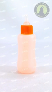 SEMPATI GROSIR Botol Dot Susu Kucing Isi 100 Pcs Kapasitas 100ml Botol Wadah Tempat Minum Susu Anak Bayi Kucing Cat Kitten Adult Anabul Anjing Puppy Sugar Glider Kelinci Pet Nursing Bottle