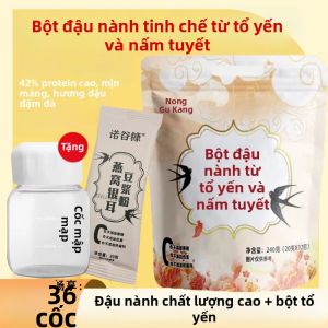 Bột Sữa Đậu Nành Nguyên Chất Yến Mạch Trân Châu Gói Lẻ Uống Ngay