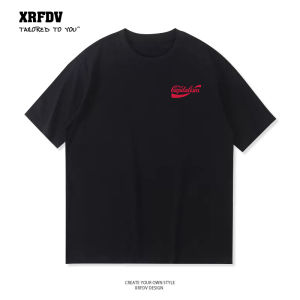 American Style Heavyweight Short Sleeve Mens Summer Trendy Loose Casual Cotton round Neck Half Sleeve T-shirt for Large Sizes