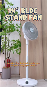 NNIO 14" BLDC Stand Fan with Remote - N1400DCSFR