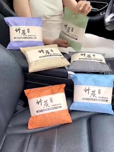 500g Activated Bamboo Charcoal Bag Odor Remover Air Purifying Bags Car Room Charcoal Deodorant Bag