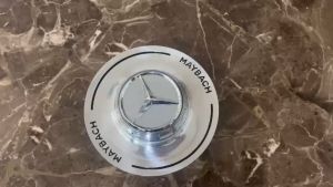 Logo chụp mâm ốp lazang bánh xe ô tô Maybach G010-C đĩa hợp kim nhôm cao cấp
