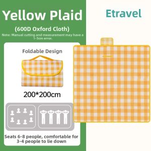 ETRAVEL | Moisture Proof Thick Portable Outdoor Blanket
