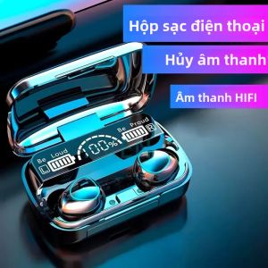 Tai Nghe Không Dây BluetoothTWS Có Hộp Sạc Mic Khử Tiếng Ồn Tai Nghe Nhét Tai Chống Nước Năng Động Tai Nghe Nhét Tai Có Đầu Nối USB