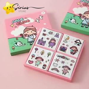 100 PCS STIKER LUCU 2D TUMBLR ESTETIK GROSIR / STICKER AESTHETIC ANAK LUCU CUTE MOTIF KARTUN TERMURAH COD