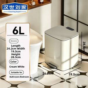 HANSHILIUJIA | Luxurious Large Capacity Trash Can