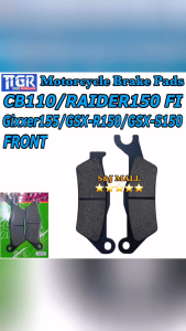 TTGR Motorcycle Brake Pads Front For Honda CB110SUZUKI RAIDER 150 FI / Gixxer 155 / GSX R150 / GSX S150