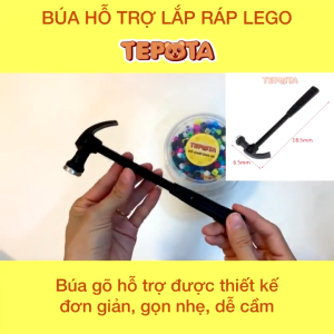 Búa hỗ trợ lắp ráp đế Inox Cao cấp - Lắp Ráp mô hình 3D Không đau tay cho đồ chơi lắp ráp xếp hình cho bé-ESTLA