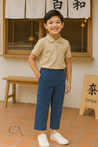 Celana panjang salur sedang anak laki laki size 1-14 tahun