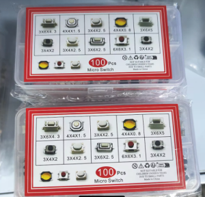 100/200/250Pcs Car Key Remote Control Button Microswitch Kit 10 Types Tactile Push Switches for Keys