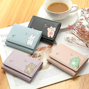 Z.L075 Dompet Wanita Dompet Wanita Lucu Dompet Lipat Korea Baru Dompet Wanita Kecil Impor D245