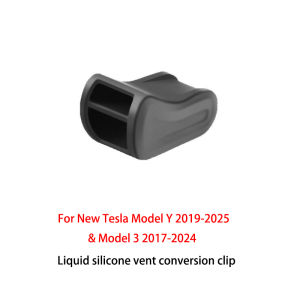 For Tesla Model 3 Highland and Model Y Juniper Air Freshener Adapter Compatible Air Vent Silicone Car Air Freshener Clip Designe
