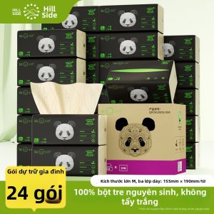 SHANQIU | Khăn Giấy Dạng Kéo Thiên Nhiên 24 Gói