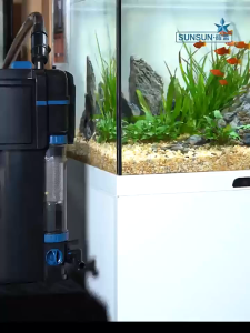Lọc thùng Sunsun YWY 800 tách phân cặn đèn uv bể cá tép thủy sinh
