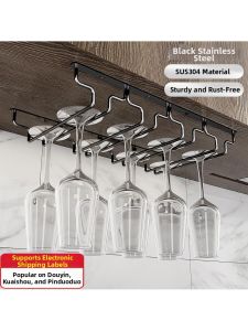 MOLORE | Hanging Wine Glass Rack Display and Storage