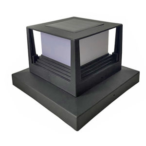 Solar Powered Post Light IP54 Waterproof Outdoor Column Retro Fence Gate Street Lamp LED Courtyard Landscape Lantern