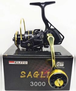 Reel Pancing ELITO SAGLIT 1000 / 2000 / 3000 (10+1 Bearing) Spool Alumunium Murah - Toms Fishing