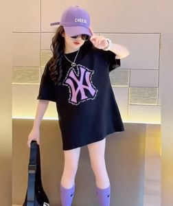 2025สินค้าใหม่! เสื้อยืดแขนสั้นสำหรับเด็กNASAสบายและนุ่ม ผ้าฝ้ายแท้ 100% สไตล์เกาหลี