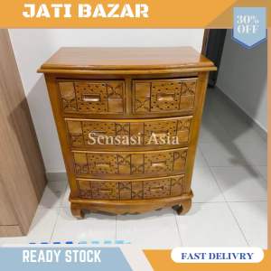 Chest Drawer Teak Wood Laci kayu Jati orignal TEAK WOOD DREAWER