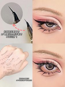 Lower Eyelashes Easy to Hold ~ Elbow Liquid Eyeliner Ultra-Fine Waterproof Sweat-Proof Long-Lasting Upgraded Version Art Eye Shadow Pen
