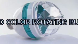 Colorful LED Light Bulb Auto Rotating Stage Disco Light | Family Party Magic Ball Lights | DJ Disco Light