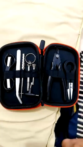 Dompet Hitam BS Box Mini Tempat Penyimpanan Alat Kunci Set