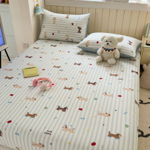 Violet | Full Cotton Cartoon Printed Bedsheet
