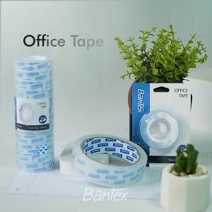 Bantex Isolasi Bening Set / Selotip Bening untuk Kantor / Sekolah / Rumah BH255X