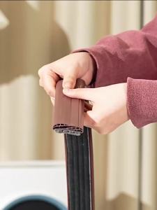 1-4 Miếng Dán Kín Cửa PVC 93cm Có Chổi - Chống Bụi Cách Âm Lắp Đặt Dạng Gắn Chặn Khe Cửa Chắn Gió Chống Thấm