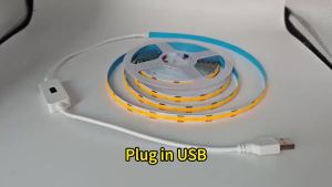 USB LED Strip Light Motion Sensor Control Flexible LED Lamp Tape DIY Mirror Backlight TV High Density Linear Lightings for Room