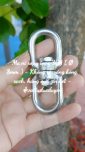 Ma ní xoay inox 304 [ Ø 8mm ] - Không rỉ sáng bóng sạch hàng mới zin nét - #vattuducduyen