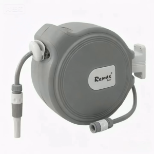 REMAX 10M Wall Mounted Automatic Reel Retractable Water Hose Reel Auto Rewind Modern Design Garden Hose