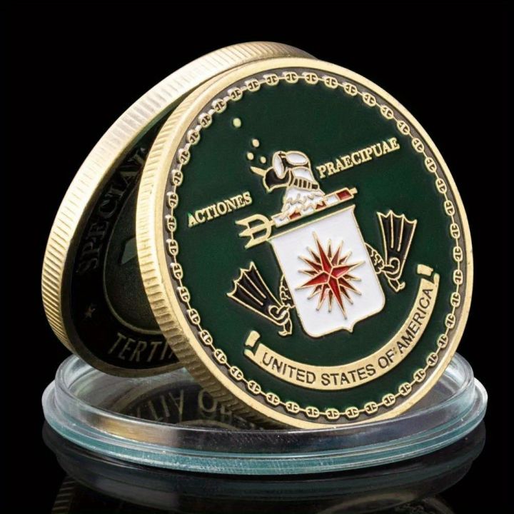 United States CIA Challenge Coin Actiones Praecipuae Bronze ...