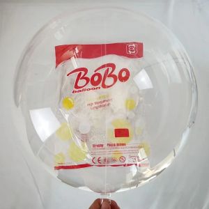 50 Pop Balloons Clear Bubble Balloons Happy Birthday Inflatable Balloons of Various Sizes Birthday Wedding Party Decorations