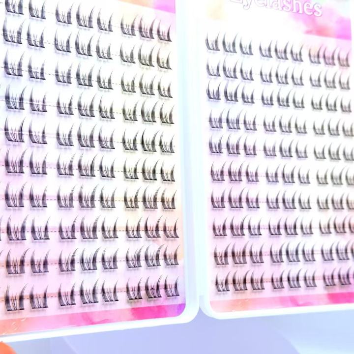 Mi Giả Dạng Chùm Mềm Mại Tự Nhiên, Dễ Bóc Và Dán, Chất Liệu Tóc Tổng Hợp, Không Cần Keo