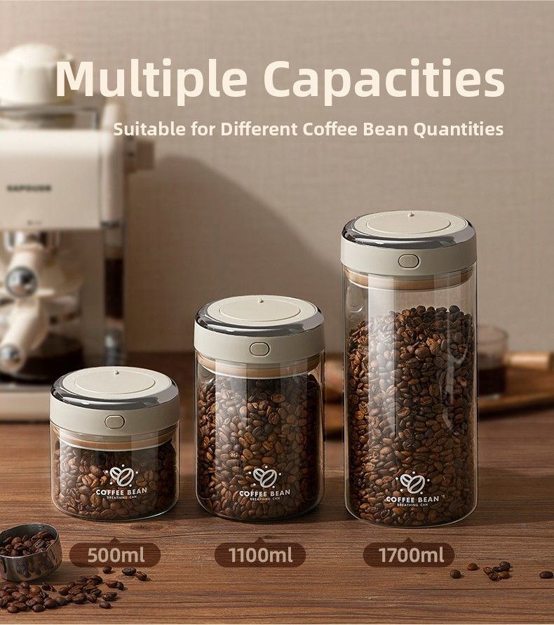 PAKCHOICE | Vacuum Sealed Food Grade Storage Container for Coffee Beans ...