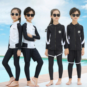 BINGHUJING | UV Protection Quick Dry Long Sleeve Separable Children Wetsuit