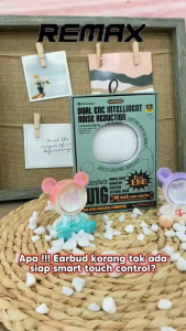 Fon Telinga REMAX Low Latency Noise Isolating Wireless Super Bass Gaming Earphone Original 100% High Quality Bluetooth Stereo Power Earbuds With Built In Mic LMW16