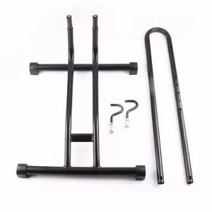 LONGGO Bike Repair Stand 2in1adjustable MTB  Display Stand Insert FrameL-Shape Wheel Hub Parking Rack