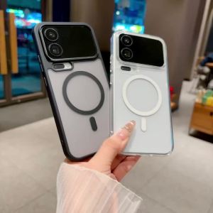 Matte Clear Armor ForMagsafe Magnetic Phone Case For Redmi K90 Xiaomi POCO F8 17 Pro Max 15 Ultra 15T 14T Pro Hard Slim Cover