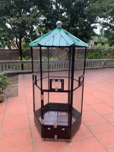 Lồng chim lục giác lắp ghép kt 80-80-180cm