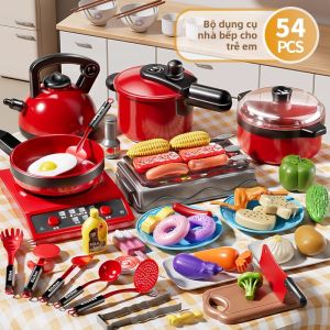 XIDIQI | Bộ Đồ Chơi Bếp Nấu Giả Lập Cho Trẻ Em