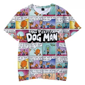 2025 Child Boys T-shirts Cartoon anime dog man Summer Short Sleeve Boy Clothes T Shirt Tops Tee Childrens clothing 3-14 years