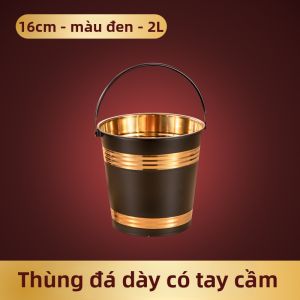 YANXING | Xô Đựng Đá Inox Dày Cách Nhiệt Chứa Rượu và Nước Uống